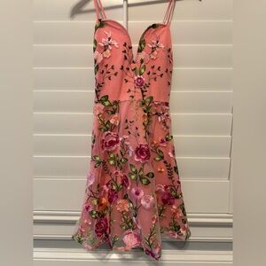Vestique Boutique Pink Floral Dress